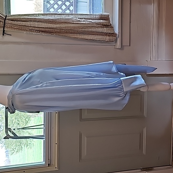 NWT INC International concepts light blue blouse in size Large. - Picture 5 of 6